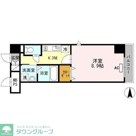 ウイステリア名城の物件間取画像